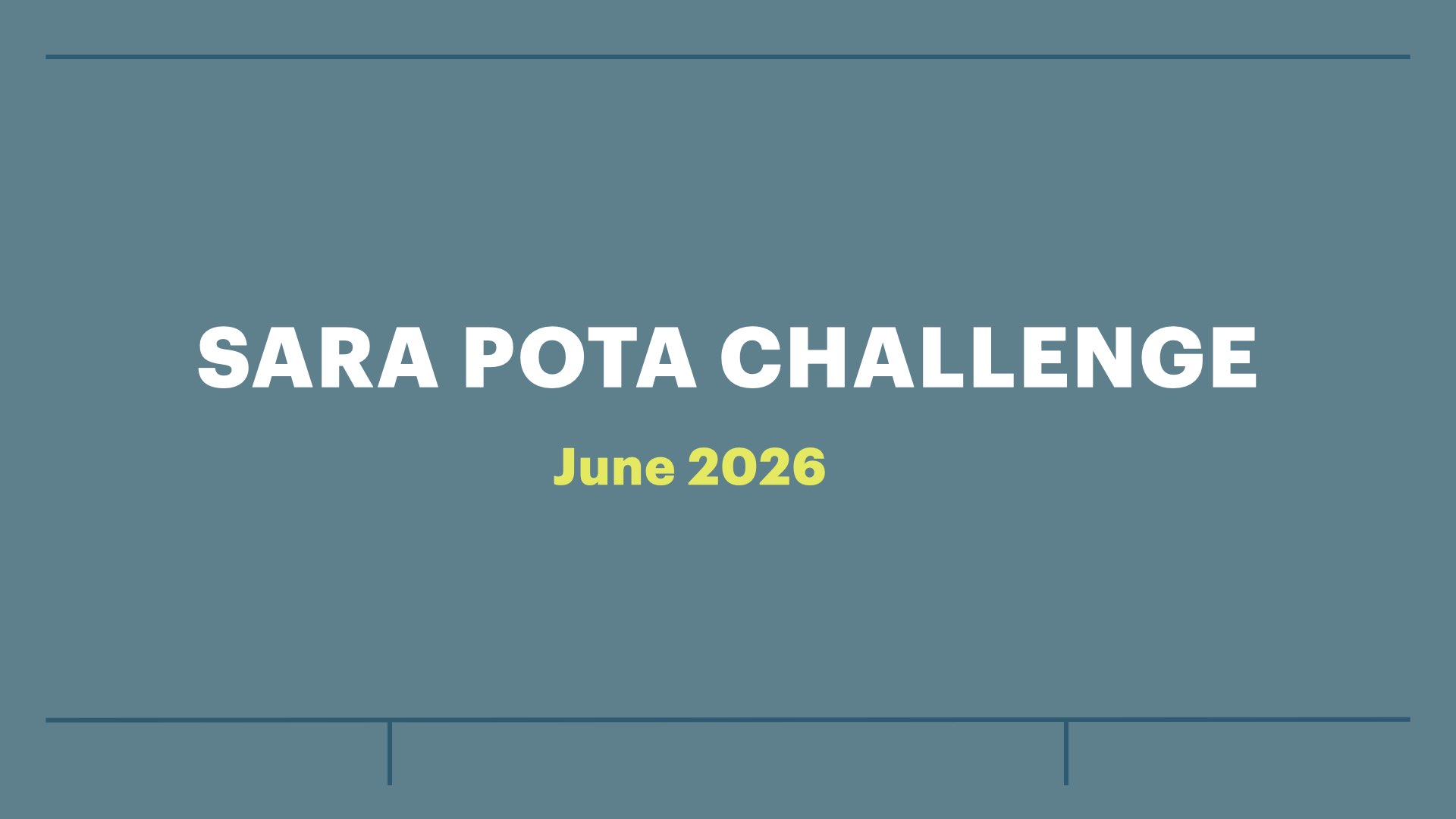 Read more about the article SARA POTA Challenge June Update