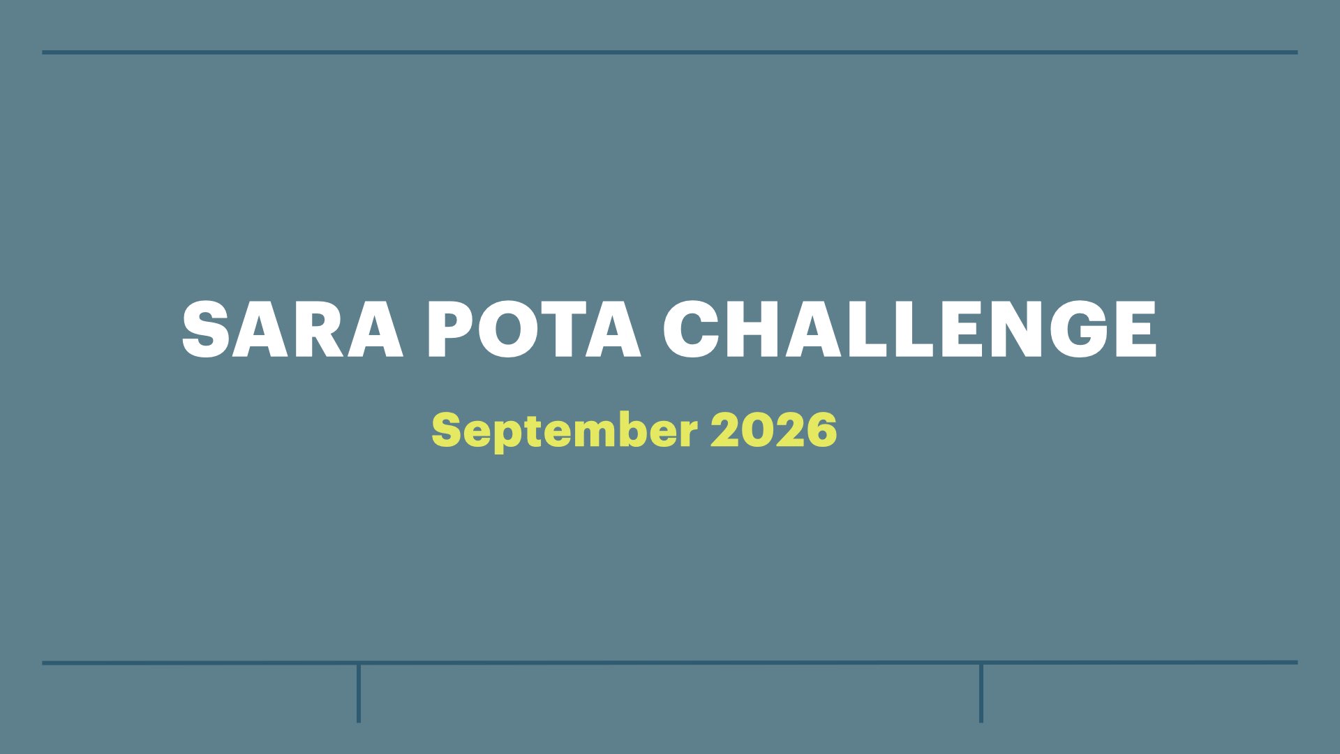 Read more about the article SARA POTA Challenge September Update